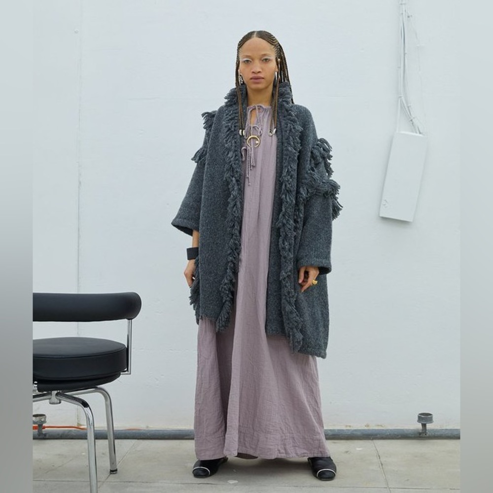 Atelier Delphine Haori Coat with fringe - Picture 2 of 5
